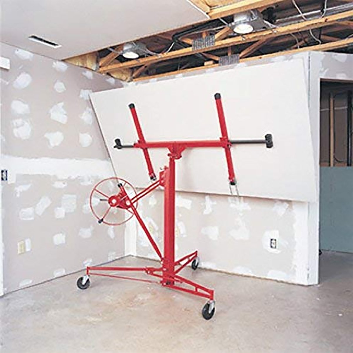 Dispozitiv pentru ridicat (macara) placi rigips carton, OSB, MDF, PAL, inaltime de ridicare 3,35m Breckner Germany